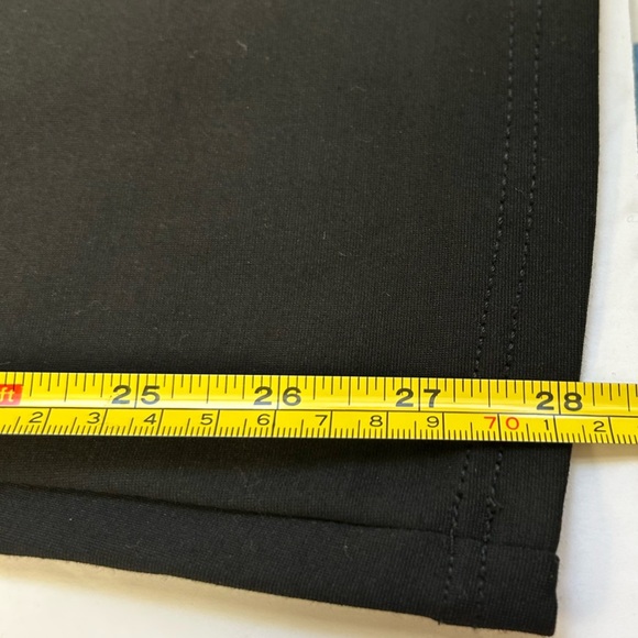 Guess / NWT/ SRIS Ponte Jet Black Flare Pants/ size L - Picture 8 of 10